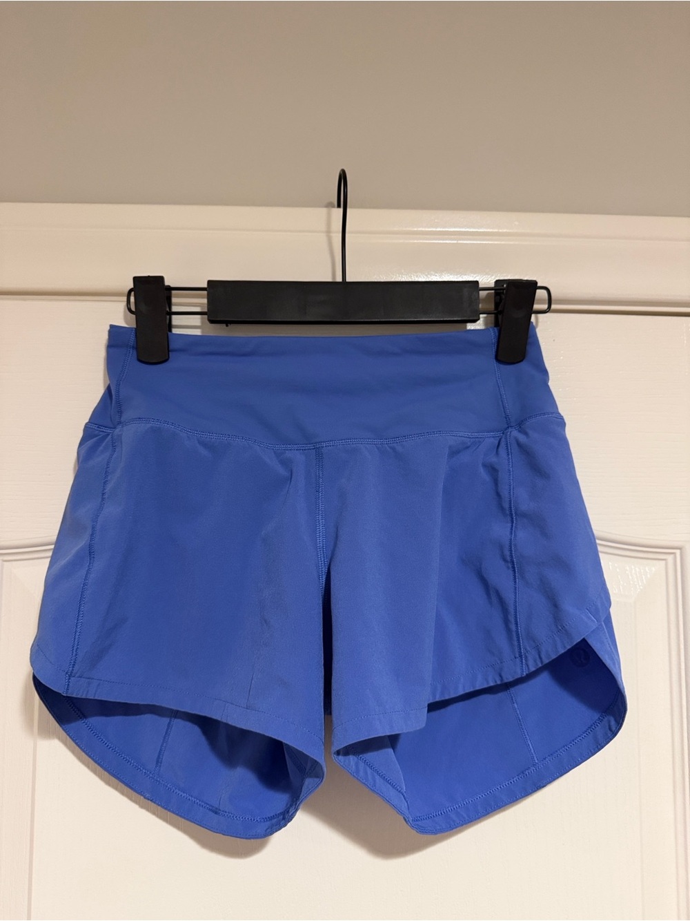 Wild Indigo Lululemon Speed Up Mid Rise 4 inch Shorts